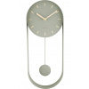 Designové kyvadlové nástěnné hodiny 5822DG Karlsson 50cm