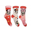 Minnie Mouse - licencie Dievčenské ponožky - Minnie Mouse 99, biela/ružová/červená Farba: Mix farieb, Veľkosť: 23-26