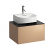 Laufen, Skříňka pod umyvadlo s 1 zásuvkou, H4054310341701 Varianta: Měď & nero marquina