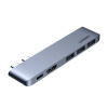 Ugreen 60559 dokovacia stanica a replikátor portov USB 3.2 Gen 1 (3.1 Gen 1) Type-C Strieborná (UG60559)