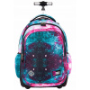 Trojkomorový batoh na kolieskach St.Right 34 L, TB-01, NEBULA (ŠKOLSKÝ BATOH ST.RIGHT, 4 priehradky, hmlovina GALAXY NA KOLESÁCH)