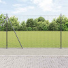 zahrada-XL Plot s stĺpmi Sivá 1.4 x 10 m Oceľ 3350971