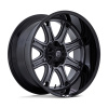 Fuel DARKSTAR disk 22x10 5x114.3/5x127 78.1 ET-18, Matte gunmetal