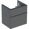 Geberit iCon Skrinka pod umývadlo 59,2 x 61,5 cm, lávový mat, úchytka lávový mat 502.303.JK.1