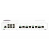 QNAP riadený switch QSW-M2106-4C (6x 2,5GbE RJ45 a 4x kombinované 10GbE SFP+ / 10GbE RJ-45)