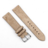 Řemínek BStrap Suede Leather Universal Quick Release 20mm, beige (STR00549)