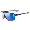 Uvex Ramp - Black Matt/Mirror Blue one size