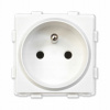Elektrická zásuvka do steny Masterled biela