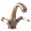 MORAVA RETRO - Umývadlová batéria s výtokom, staromosadz (bronz) MK529.5SM, RAV Slezák