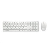 Dell Pro Wireless Keyboard and Mouse - KM5221W - Czech/Slovak (QWERTZ) - White KM5221WWHB-CSK