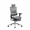 Kancelárska ergonomická stolička Diablo V-Master, čierno-šedá