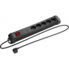 NAPÁJACIA LIŠTA LANBERG SP1 3M 5X 230V PL ČIERNA (SP1-05E-0300-BK)