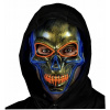 MASKA SKELETU SKELET LEBKA LED ZLATÁ HALLOWEENSKA HALLOWEEN