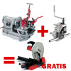 RIDGID Závitorez 300 Compact + Drážkovačka 975 + Píla 590L