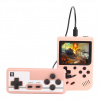Retro handheld mini konzola Dual 8bit 500v1 Farba: růžová