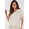 Dámska blúzka Madri béžová - Talianska móda 2XL