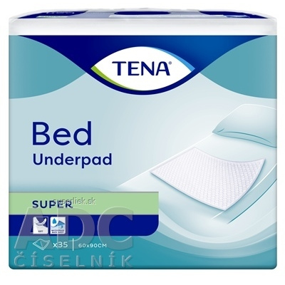 TENA Bed Super absorpčné podložky, 60x90 cm, 1x35 ks, 7322540742343