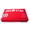 Lex & Max Luxusný poťah na pelech pre psa Lex & Max Dog Star 90 x 65 cm | červený