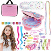 Súprava na Úpravu Vlasov Ozdoby Korálky Diamanty Kreatívna Hračka pre Deti