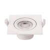 Optonica LED COB Downlight Square Rotatable 7W Studená biela