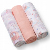 BabyOno mušelínové Super Soft Peach 70x70 cm 3 ks