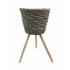 Obal Na Kvetináč 45 x 25 cm prútený, hnedý