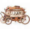ROKR Drevené mechanické 3D puzzle Dostavník 199 ks