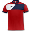 Joma Polokošeľa POLO SHIRT CREW II RED S/S Veľkosť: XS