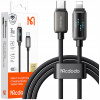 Kábel McDodo USB typ C - Apple Lightning 1,2 m, čierny