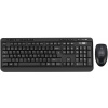 Adesso WKB-1320CB/ bezdrôtový set 2,4GHz/ multimedia/ antimikrobiálna/ optická myš 1200DPI/ USB/ čierna/ US layout