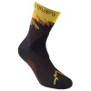 Dámske bežecké ponožky La Sportiva Ultra Black/Yellow 38-40EU