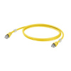 Weidmüller 1251580250 RJ45 sieťové káble, prepojovacie káble CAT 6A S/FTP 25.00 m žltá UL certifikácia 1 ks; 1251580250