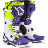 ALPINESTARS topánky TECH 10 limitovaná edícia DIRT STUDIOS biela/fialová/žltá fluo 2025 - 44,5