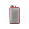 GSI Outdoors Boulder Flask 475ml - průhledná placatka haute red