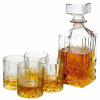 EXCELLENT KO-YE7300760 Whiskey set karafa + poháre sada 5 ks krištáľové sklo 0,9 L