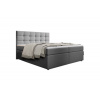 Čalúnená posteľ boxspring SALMA + vrchný matrac - inari 91 / 140x200