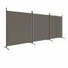 Izbový paraván VidaXL 350280 sivý 180 x 525 cm