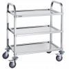 VEVOR Wózek Laboratoryjny 740x396x860MM Stal Nierdzewna SUS 201 TPR