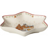 Villeroy & Boch Winter Bakery Delight misa v tvare hviezdy, dedinka, 24,5 cm 14-8612-3770