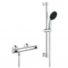 GROHE Precision Flow - Termostatická sprchová batéria so sprchovou súpravou, chróm 34800001