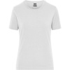 James & Nicholson Tričko JN 1801 Solid, elastické, z bio bavlny, krátký rukáv, dámské COT02180100105-white 2XL Bílá