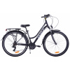 Fuzlu Trekingový bicykel Dámsky Escape Čierno-biely, matný 28