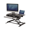 Fellowes Lotus Black LT Sit Stand Workstation (8215001)