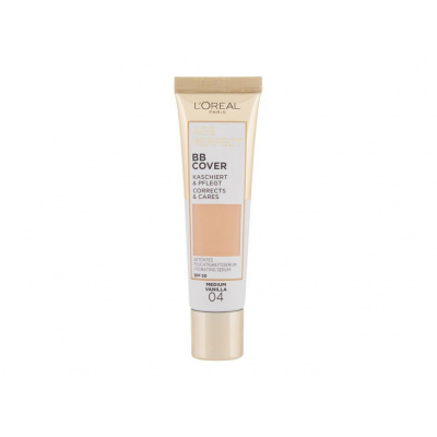 L&apos;Oréal Paris Age Perfect BB Cover 04 Medium Vanilla (W) 30ml, BB krém