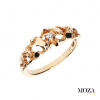 MOZA gold Diamantový prsteň MG1512 Veľkosť: 48