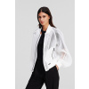 BUNDA KARL LAGERFELD MESH BOMBER WHITE