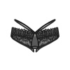 Obsessive Otvorené nohavičky Donarella Crotchless Panties čierna