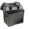 Přenosný box na autobaterii 270x180x200 mm černá (Bateriový box plastová krabice na autobaterii)