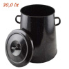 BARAnBARA 6715305 Nádoba na masť smaltovaná 30 L Barabara