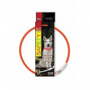 Obojok DOG FANTASY svetelný USB oranžový 65 cm 1ks